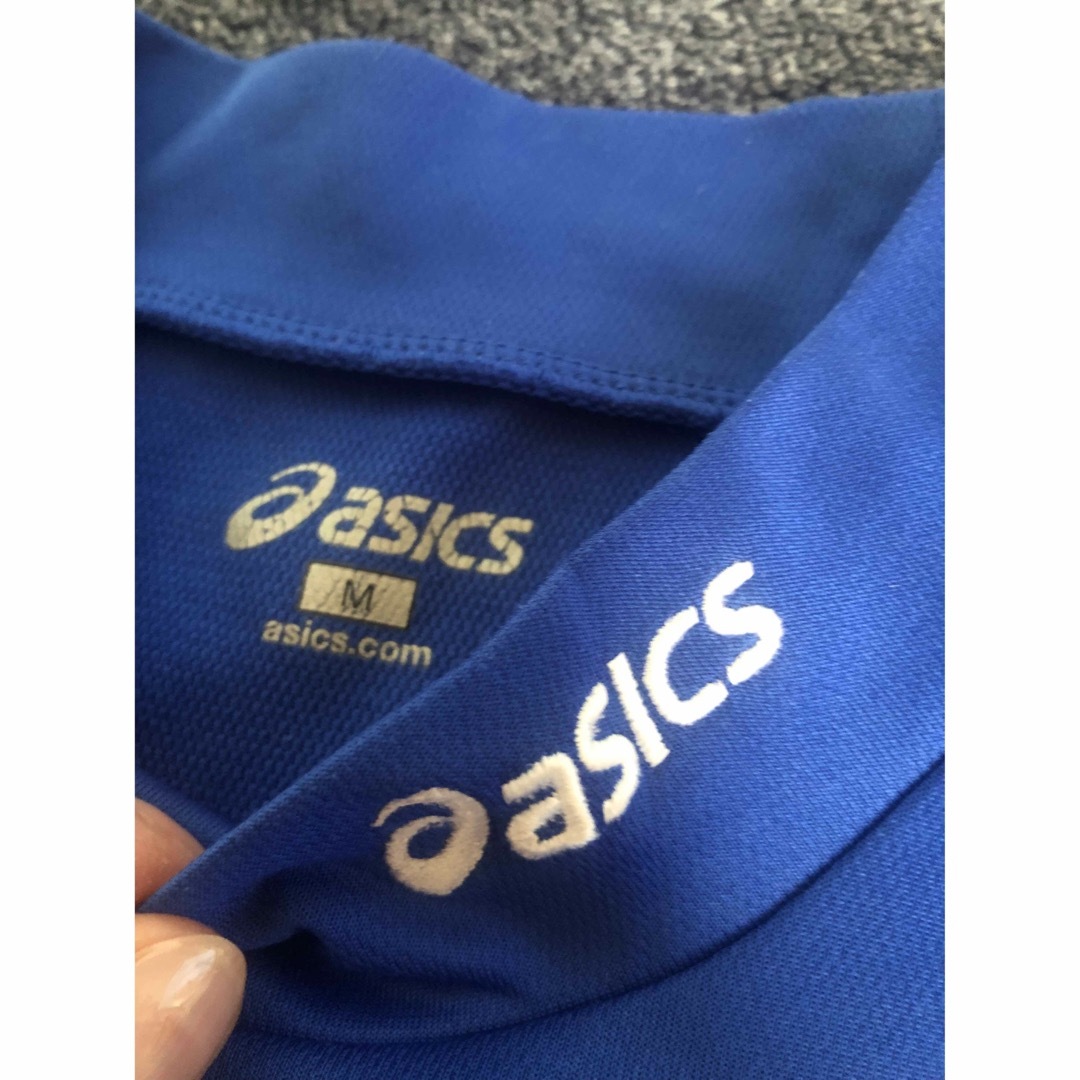 asics(アシックス)のアシックス ブルー アンダーシャツ Mサイズ スポーツ/アウトドアの野球(ウェア)の商品写真