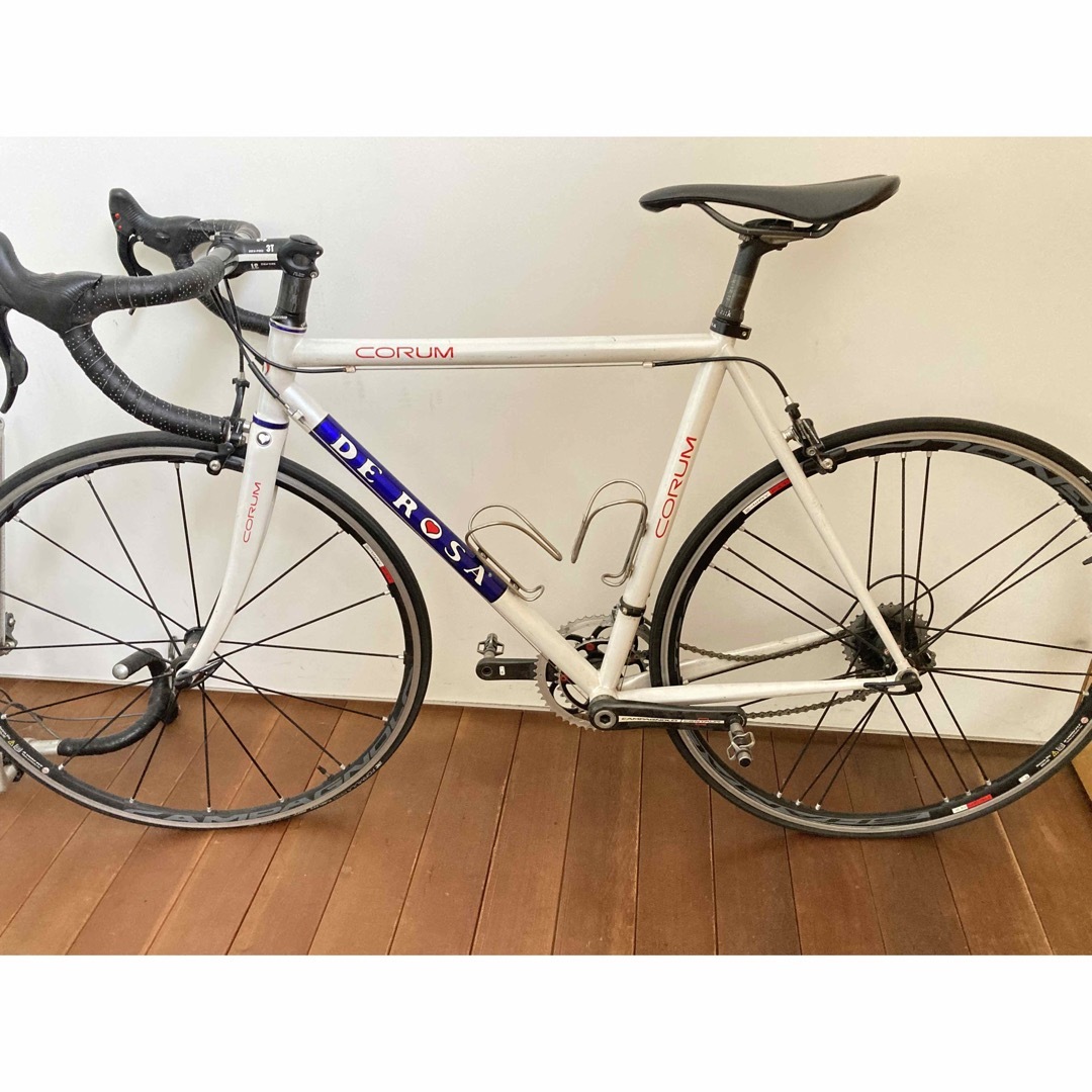 DE ROSA CORUサイズ５２引き取り専用　専用チタンシートポスト付中古美品 スポーツ/アウトドアの自転車(自転車本体)の商品写真