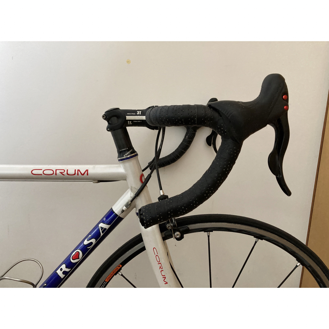 DE ROSA CORUサイズ５２引き取り専用　専用チタンシートポスト付中古美品 スポーツ/アウトドアの自転車(自転車本体)の商品写真