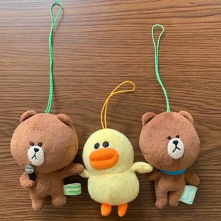 【LINE FRIENDS】ブラウン2つ　サリー1つ　セット販売(キャラクターグッズ)