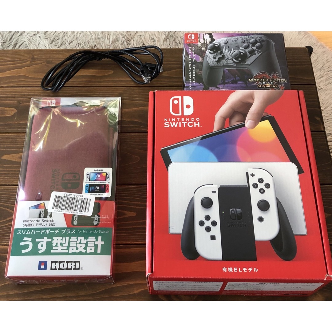 注目の 【極美品】Nintendo Switch 本体 有機ELモデル ソフト付き 家庭