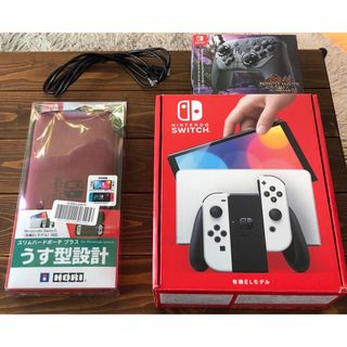 Nintendo Switch - Switch本体有機EL 美品 セットおまけ付きの通販|ラクマ