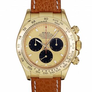 ロレックス ROLEX デイトナ コスモグラフ 116518 ゴールド/ブラック文字盤 中古 腕時計 メンズ(腕時計(アナログ))