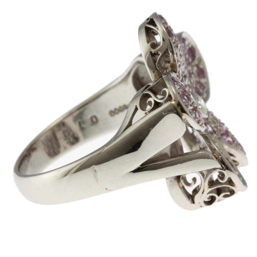 天然ピンクダイヤモンド】0.187ct Pt900 リング 16号 鑑定書付き 天然ピンクダイヤモンド】0.187ct Pt900 リング 16号 鑑定書付き