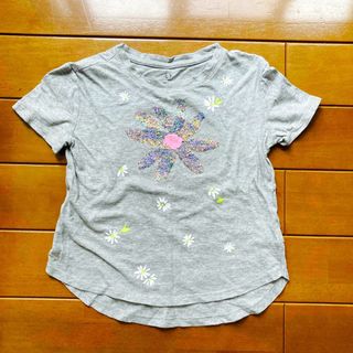 ギャップキッズ(GAP Kids)のGAP kids Tシャツ　杢グレー　XS(Tシャツ/カットソー)