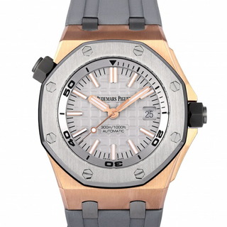 オーデマ・ピゲ AUDEMARS PIGUET ロイヤルオーク オフショア ダイバー ブティック限定500本 15711OI.OO.A006CA.01 グレー文字盤 中古 腕時計 メンズ(腕時計(アナログ))
