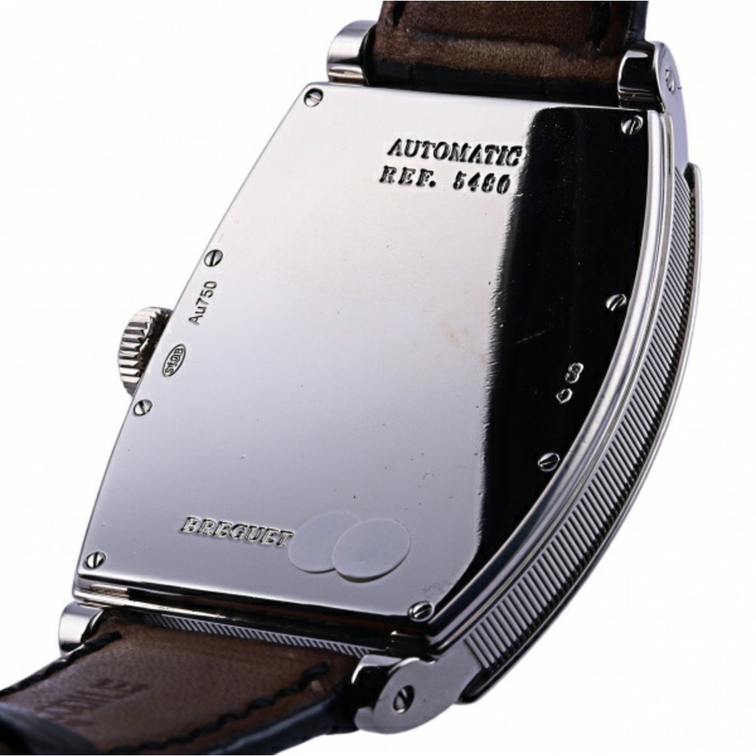ブレゲ Breguet ヘリテージ トノーカンブレ ラージデイト 5480BB/12/996 シルバー文字盤 中古 腕時計 メンズ メンズの時計(腕時計(アナログ))の商品写真