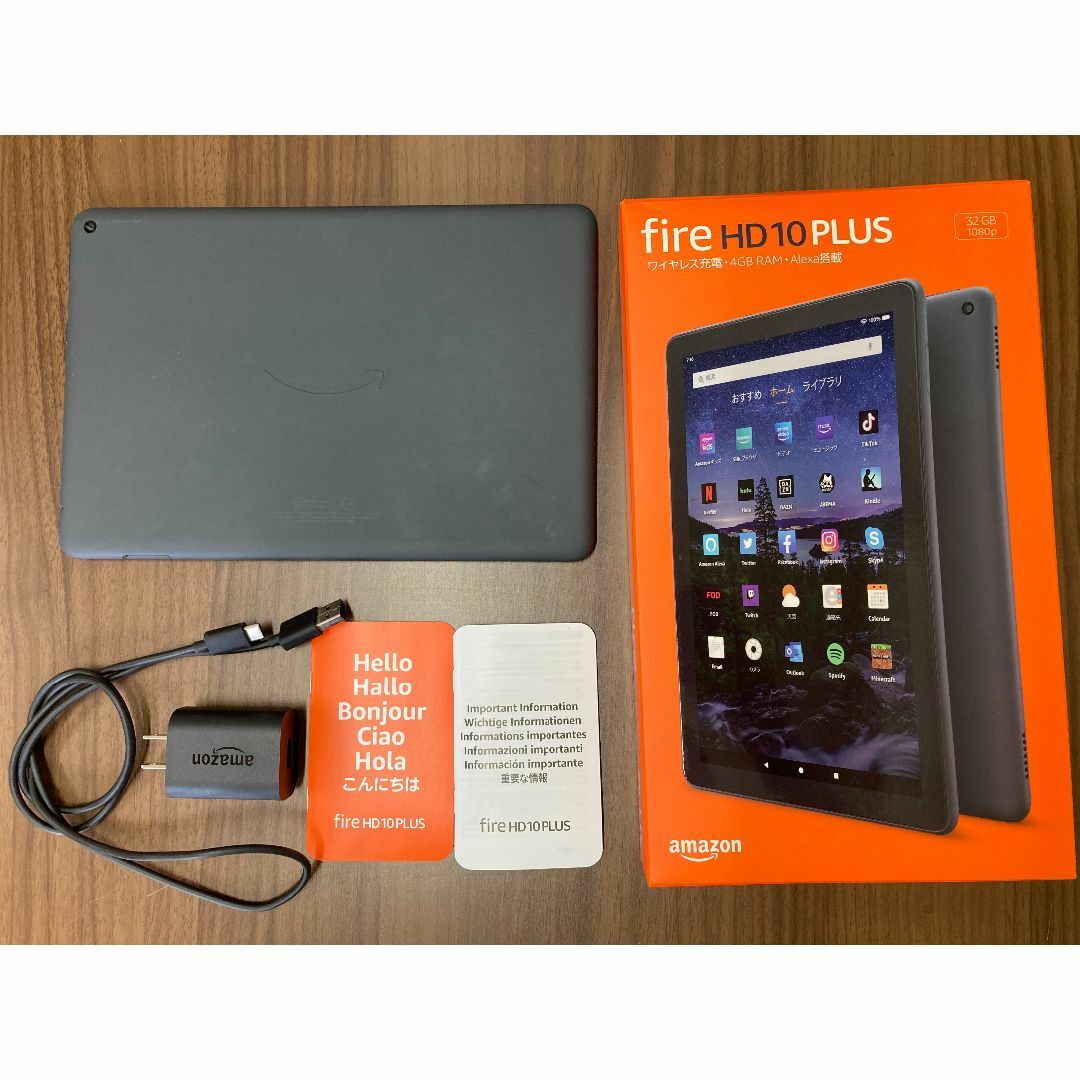 Amazon fire HD 10 PLUS  4GB RAM 第11世代 美品