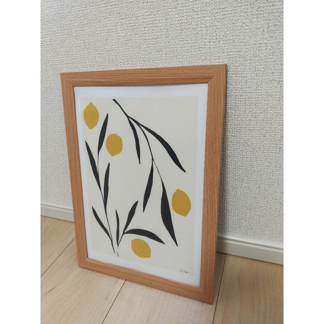 アートポスター  レモン れもん  Lemon モダン  北欧   絵画 壁画 エンタメ/ホビーの美術品/アンティーク(絵画/タペストリー)の商品写真