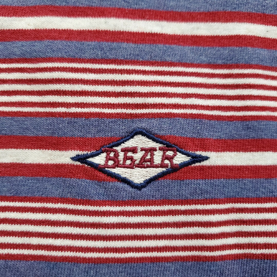 Bear USA(ベアー)のUSA製 90s bear ベアー ボーダー Tシャツ メンズのトップス(Tシャツ/カットソー(半袖/袖なし))の商品写真
