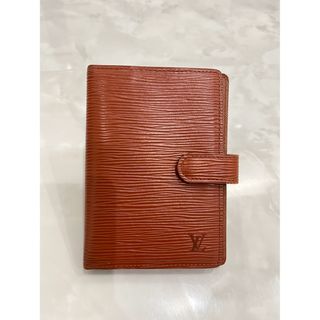 ルイヴィトン(LOUIS VUITTON)のLOUIS VUITTON ルイヴィトン 手帳カバー エピ レッド  ブラウン(手帳)