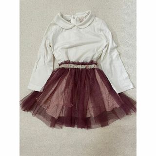 ザラ(ZARA)のB265★ザラベイビー トップス チュールスカート 2点セット まとめ売り 1歳(シャツ/カットソー)