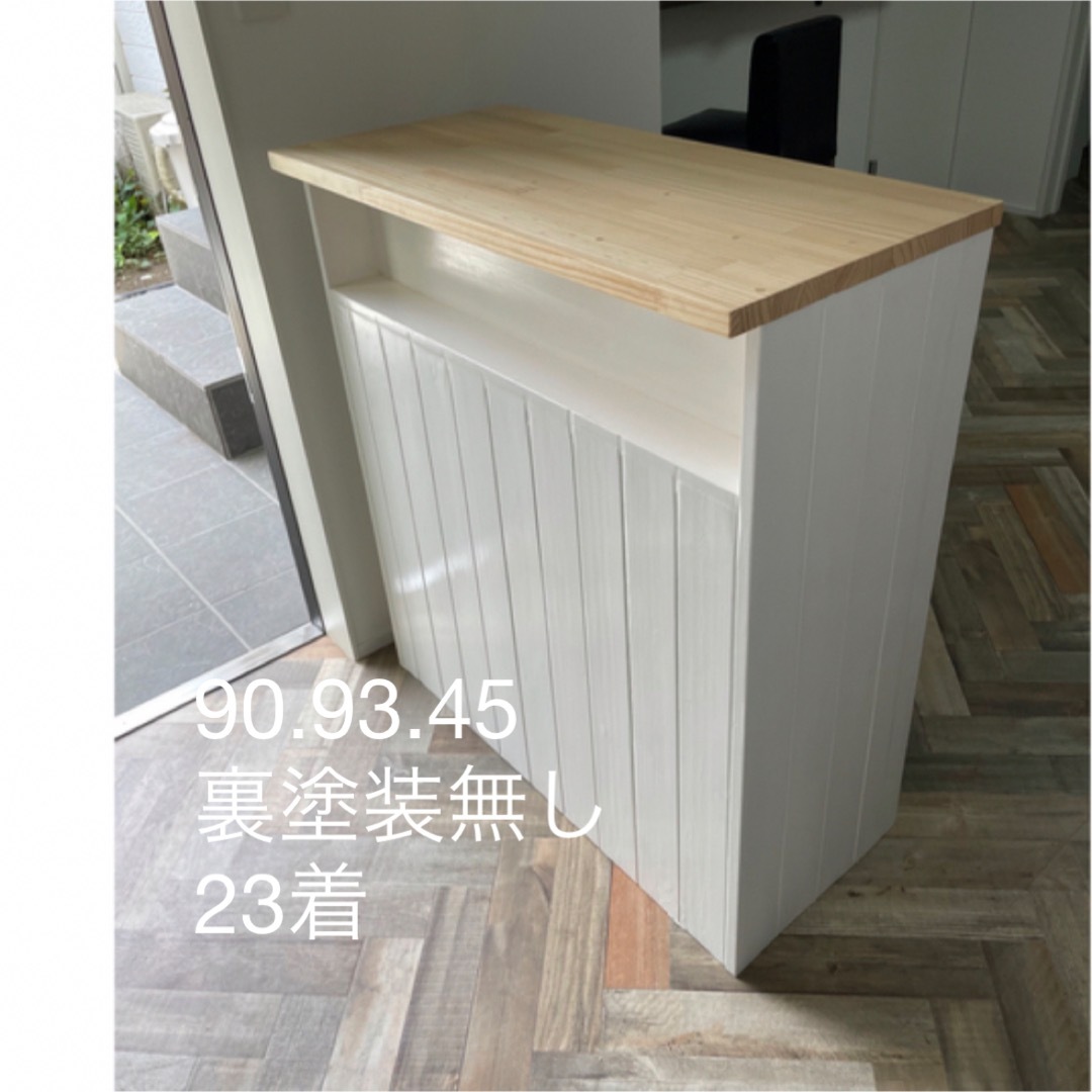 ハンドメイド ダメージ加工 アンティーク風サイドテーブルラック ハンドメイド ダメージ加工 アンティーク風サイドテーブルラック