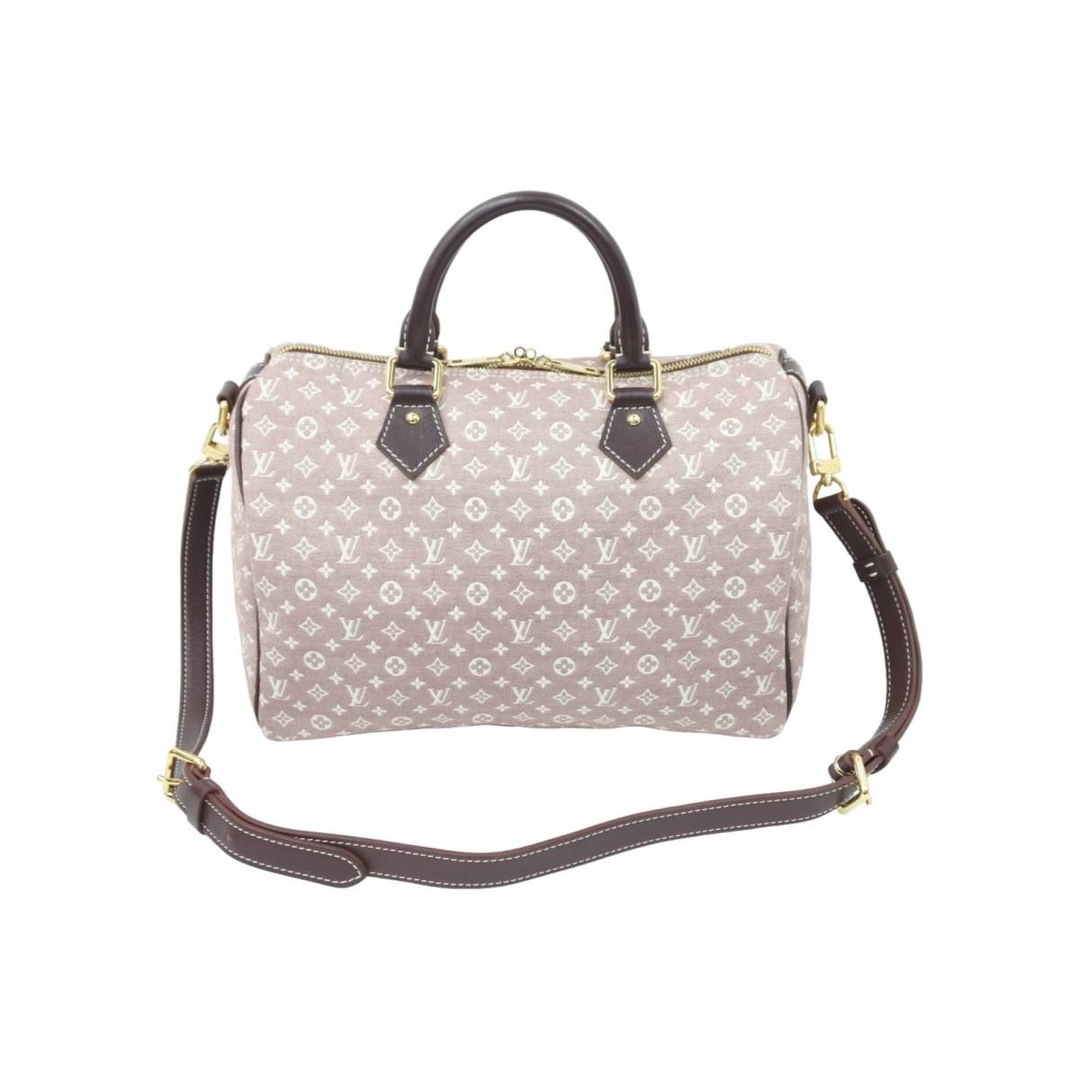 LouisVuitton ルイヴィトン イディールスピーディバンドリエール30 2WAYバッグ キャンバス レザー レッド ゴールド 美品  50604