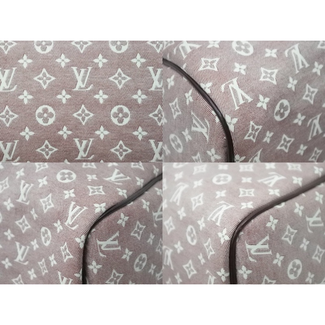 LouisVuitton ルイヴィトン イディールスピーディバンドリエール30 2WAYバッグ キャンバス レザー レッド ゴールド 美品  50604