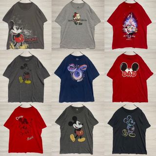 ディズニー(Disney)の【まとめ売り】Disney ディズニー　Tシャツ　ミッキー　XLサイズ　海外輸入(Tシャツ/カットソー(半袖/袖なし))