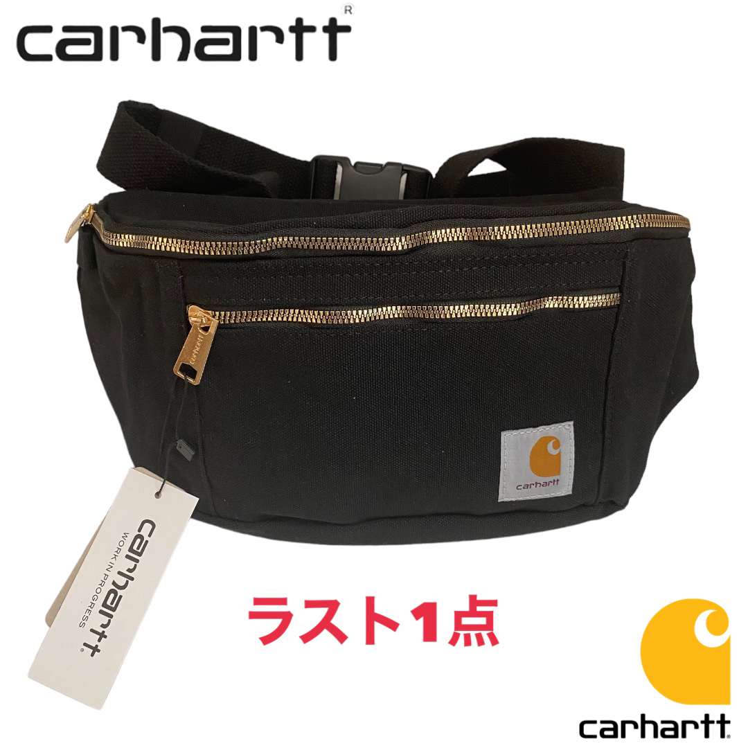 carhartt(カーハート)のCarhartt カーハート　ヒップバッグ　ボディバッグ　黒　 メンズのバッグ(ボディーバッグ)の商品写真