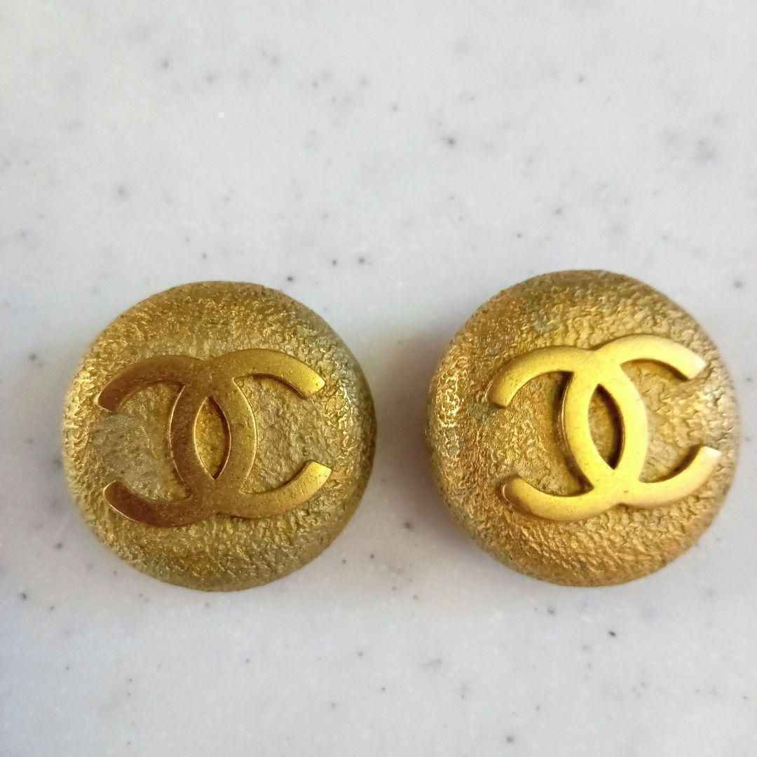 予約中!】 【訳あり】CHANEL ヴィンテージ サークル 94P ゴールド