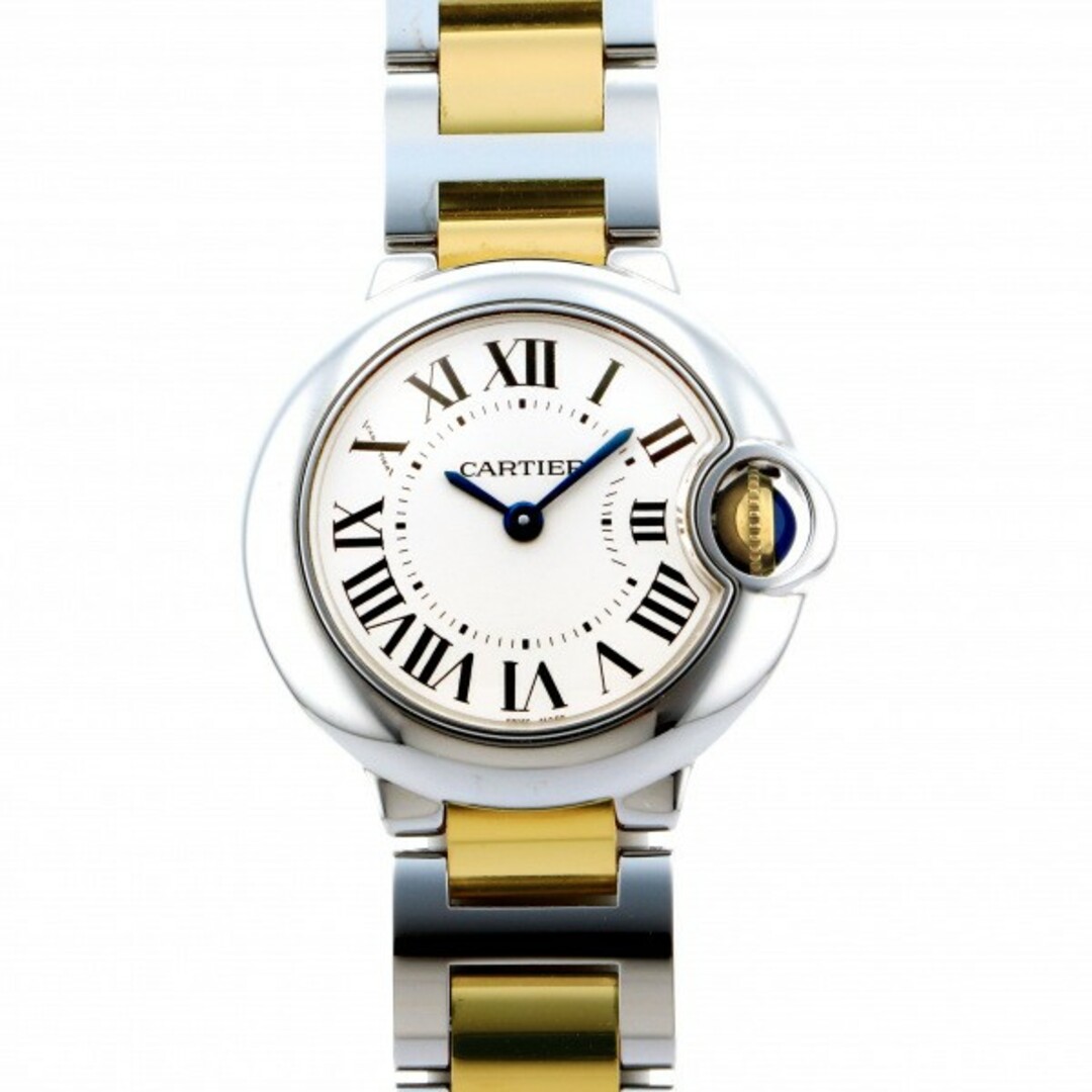 レディースカルティエ Cartier バロンブルー SM W2BB0010 ホワイト文字盤 未使用 腕時計 レディース