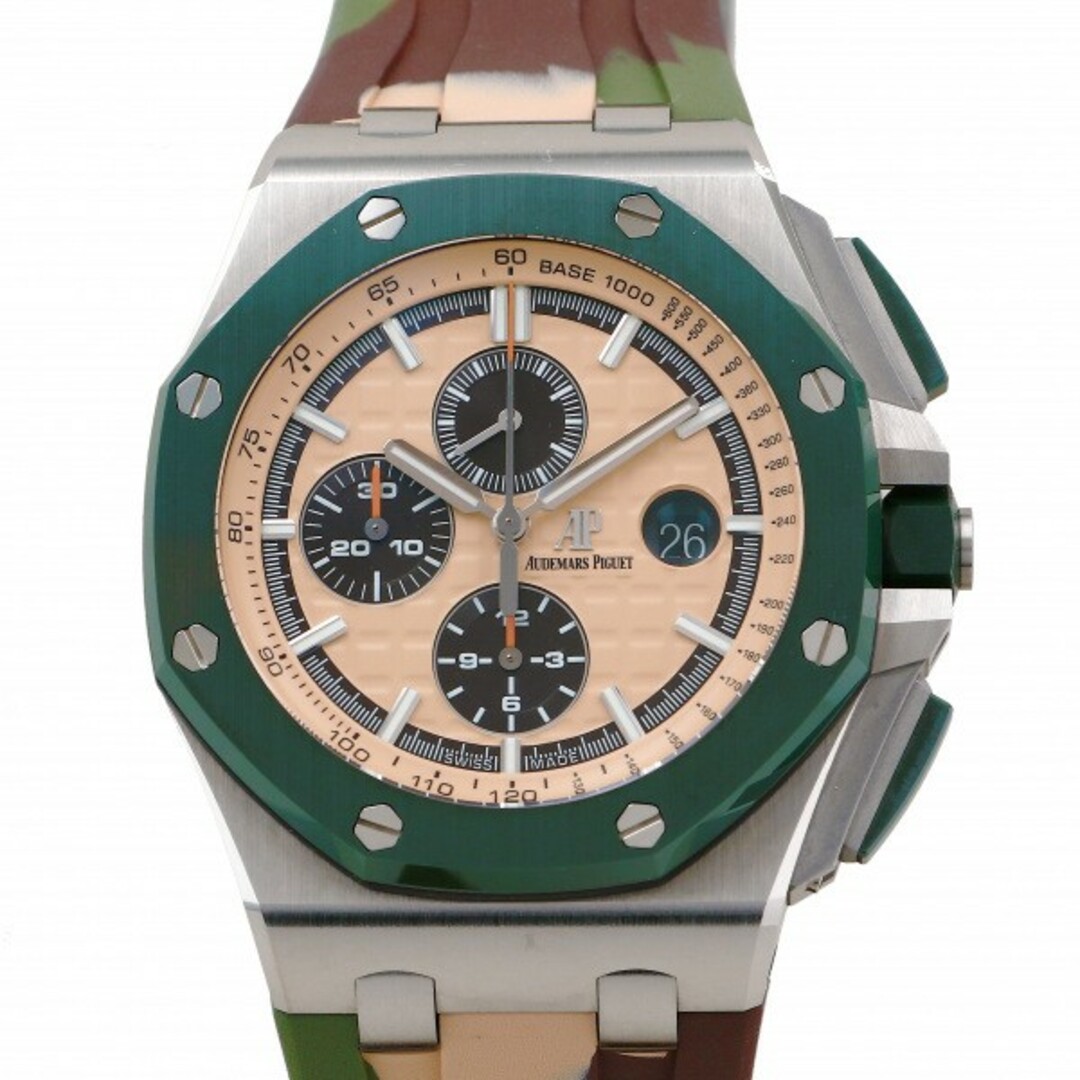 オーデマ・ピゲ AUDEMARS PIGUET ロイヤルオーク オフショア クロノグラフ 26400SO.OO.A054CA.01 ベージュ/ブラウン文字盤 未使用 腕時計 メンズ メンズの時計(腕時計(アナログ))の商品写真