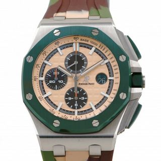 オーデマ・ピゲ AUDEMARS PIGUET ロイヤルオーク オフショア クロノグラフ 26400SO.OO.A054CA.01 ベージュ/ブラウン文字盤 未使用 腕時計 メンズ(腕時計(アナログ))