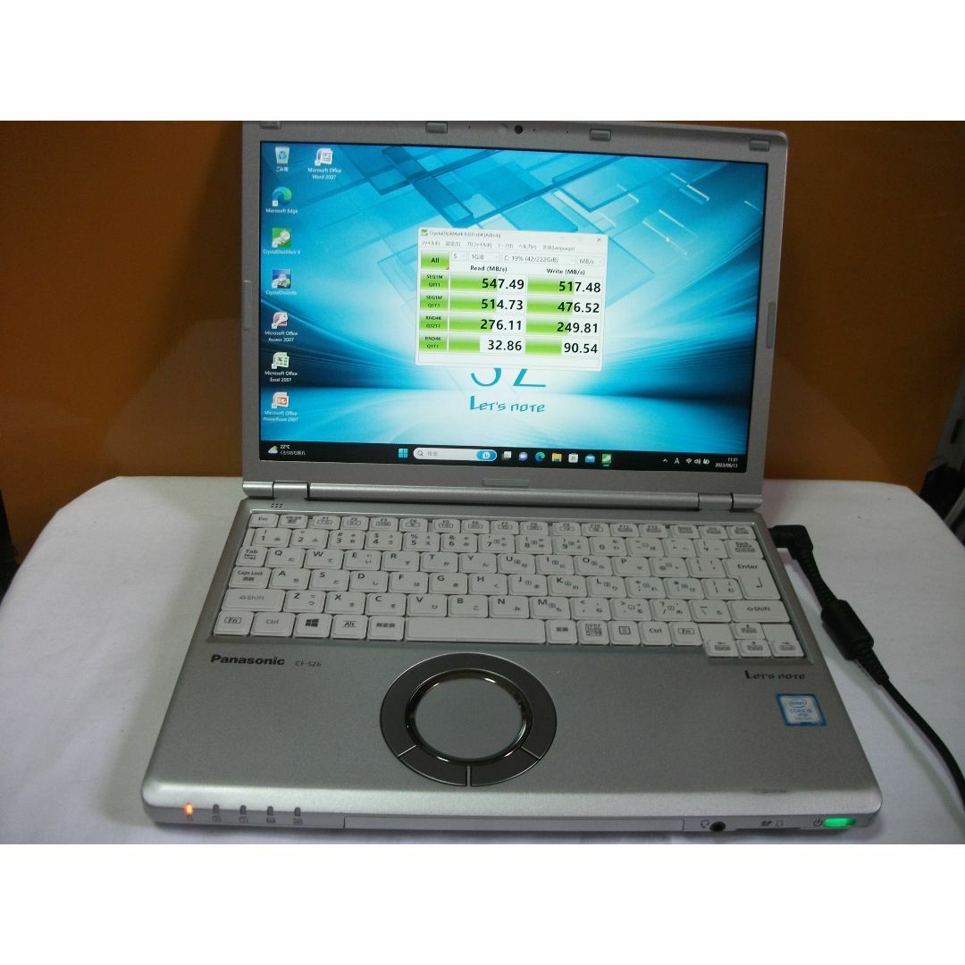 Let's note CF-SZ6RDYVS/Ci5/8GB+SSD256(93