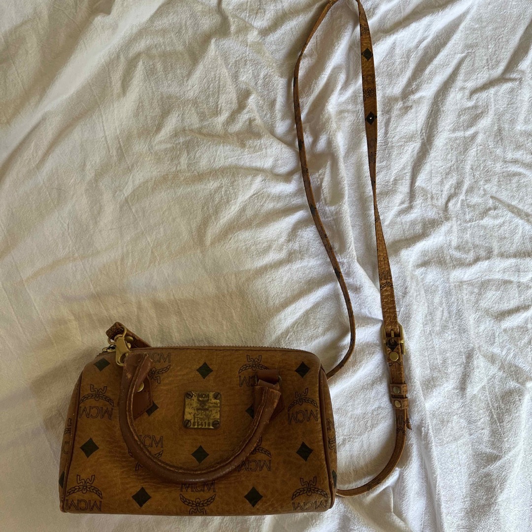 MCM - MCM ミニショルダーバッグ ハンドバッグ2wayボストンバッグの