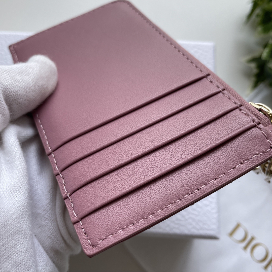 送料&加工料込 未使用品 ディオール LADY DIOR コンパクト ジップ