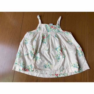 プチバトー(PETIT BATEAU)のプチバトー　花柄　キャミソール　3ans(ブラウス)