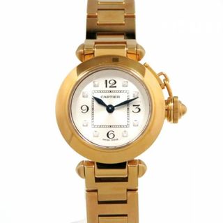 カルティエ Cartier パシャ ミスパシャ WJ124015 シルバー文字盤 新古品 腕時計 レディース(その他)