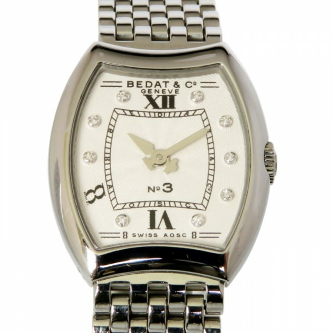ベダ&カンパニー BEDAT&Co. No3 9Pダイヤ 304 ホワイト文字盤 新古品 腕時計 レディースアクセサリー