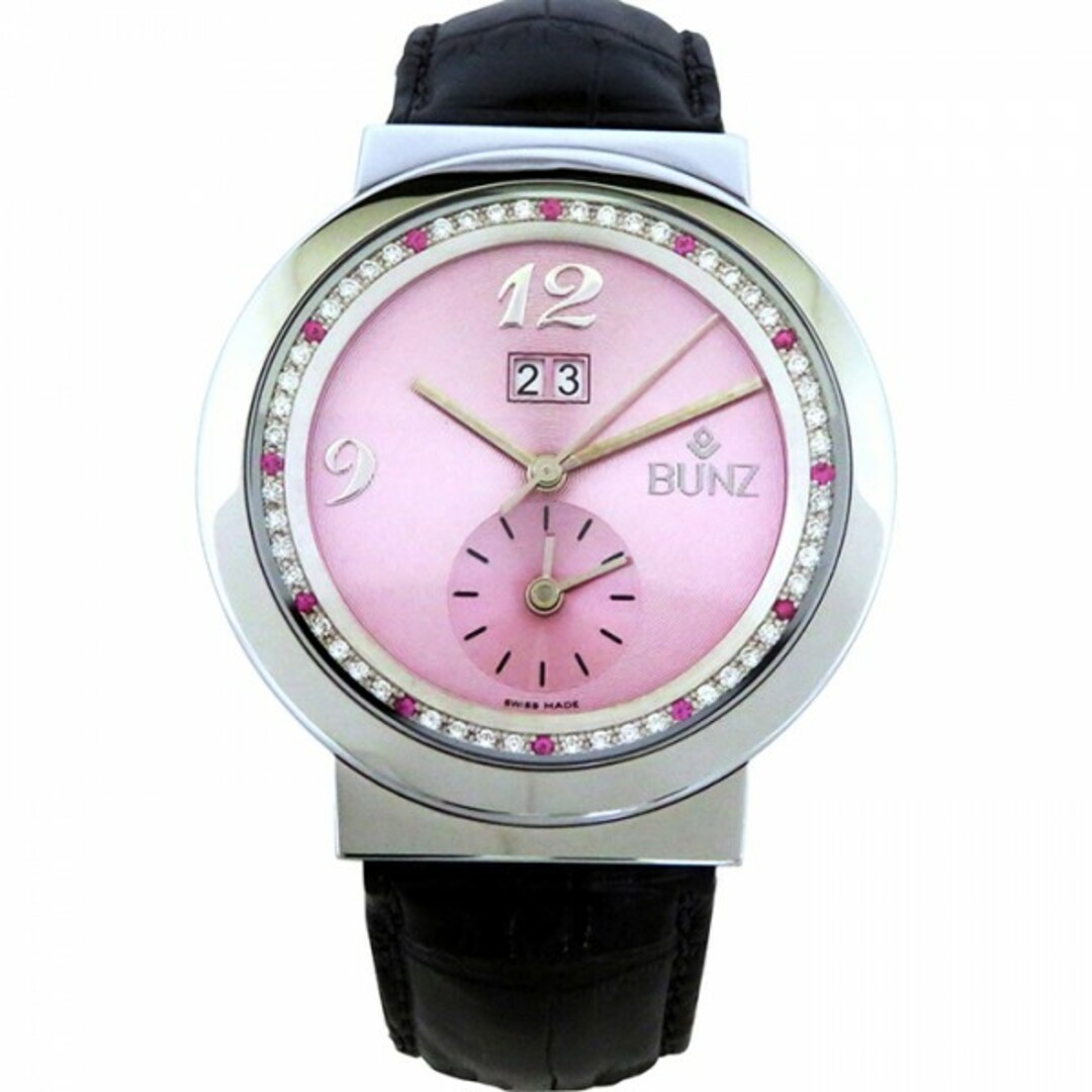 ブンツ BUNZ エルゴ ツィンタイム ピンク文字盤 新古品 腕時計 レディース