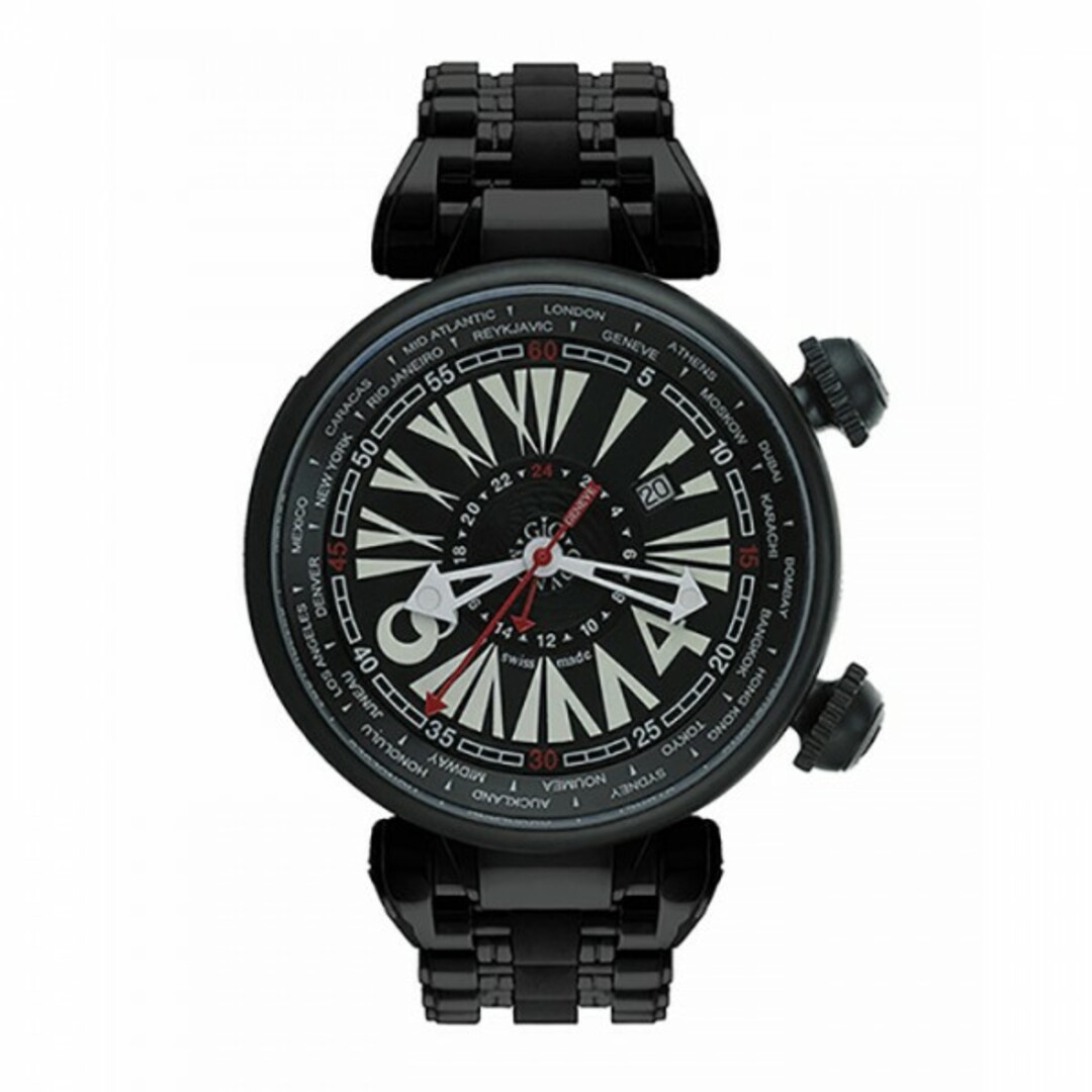 ジオ・モナコ GIO MONACO ジオポリス 701 ブラック文字盤 新古品 腕時計 メンズメンズ