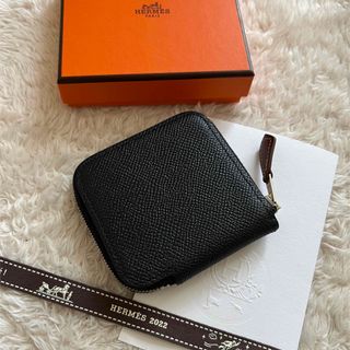 話題の行列 600 極上美品 HERMES エルメス シルクイン アザップ 小銭