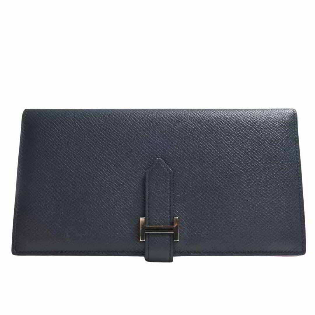 HERMES エルメス ヴォーエプソン ベアンスフレ 二つ折り 長財布