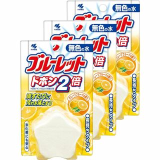 まとめ買いブルーレット ドボン2倍 トイレタンク洗浄剤 無色 グレープフルーツ (洗剤/柔軟剤)