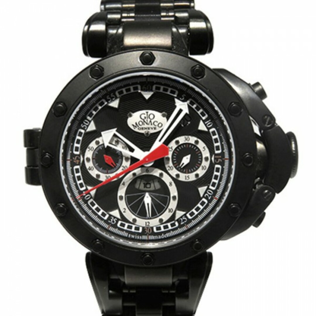 時計ジオ・モナコ GIO MONACO オブロイド 523 ブラック文字盤 新古品 腕時計 メンズ