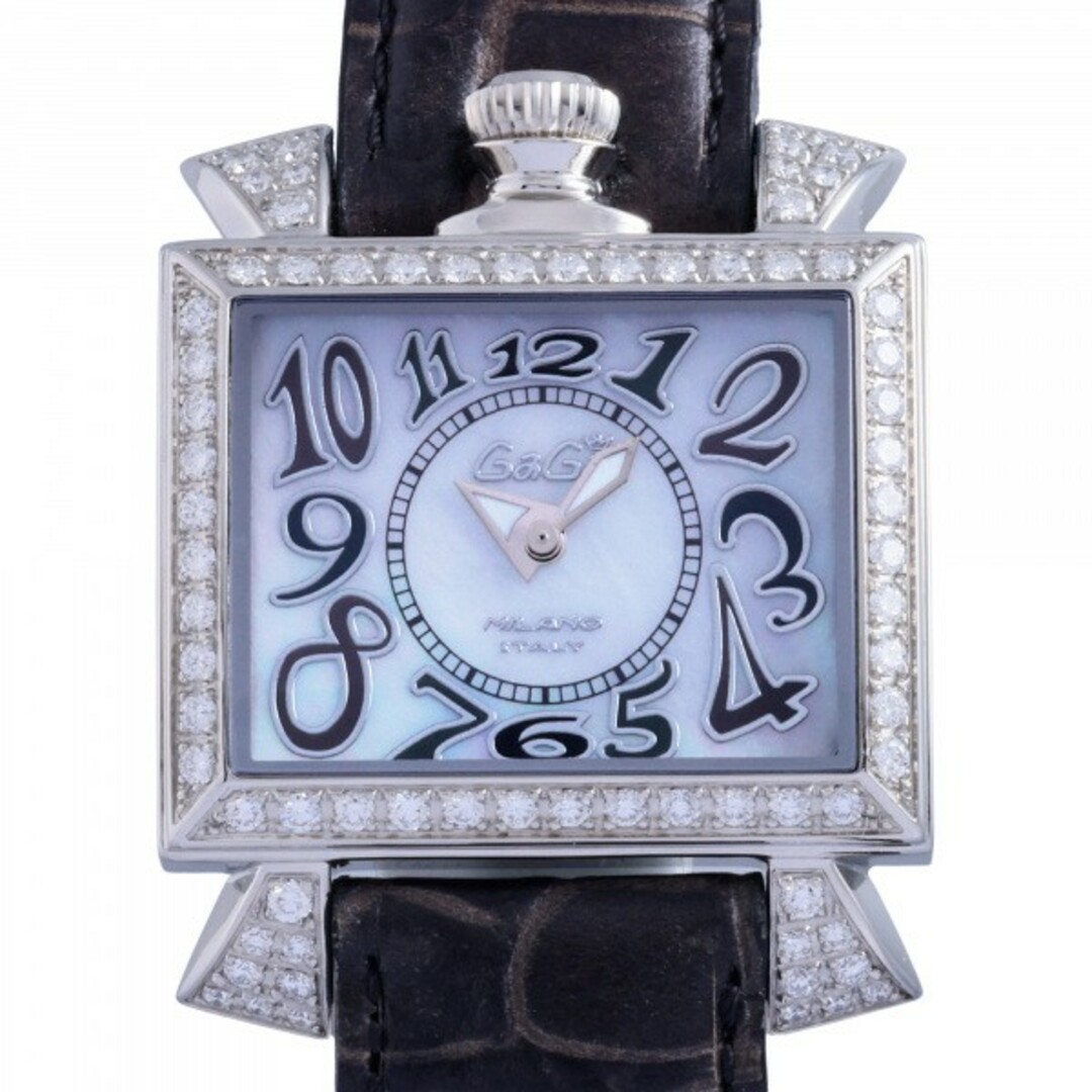 アクセサリーガガミラノ GaGa MILANO ナポレオーネ 6030.5D ホワイト文字盤 新古品 腕時計 レディース