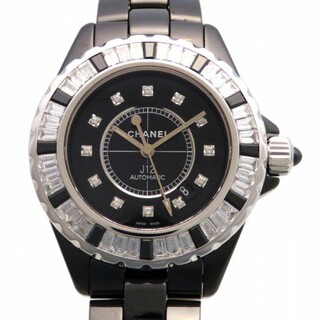 シャネル CHANEL J12 H2022 ブラック文字盤 新古品 腕時計 レディース(その他)