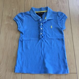 ラルフローレン(Ralph Lauren)のラルフローレン ポロシャツ 4才 水色 ブルー キッズ 子供用 100(Tシャツ/カットソー)