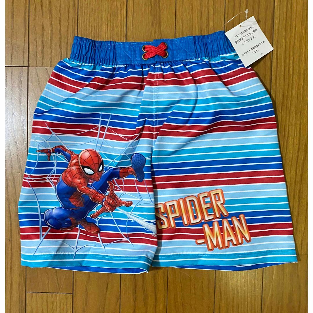 MARVEL(マーベル)の新品 100cm ★ スパイダーマン 水着 ラッシュガード セット マーベル キッズ/ベビー/マタニティのキッズ服男の子用(90cm~)(水着)の商品写真