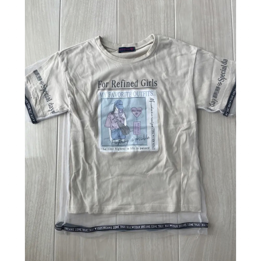 女の子　Tシャツ　150cm キッズ/ベビー/マタニティのキッズ服女の子用(90cm~)(Tシャツ/カットソー)の商品写真