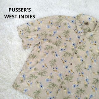 【古着】PUSSER'S WEST INDIES 柄シャツ　パイナップル(シャツ)