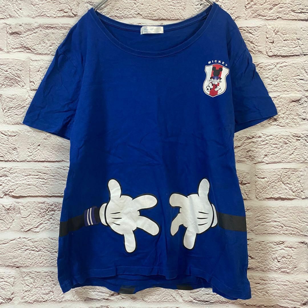 Disney(ディズニー)のDisney Tシャツ　半袖　サッカー メンズ　レディース　[ LL ] レディースのトップス(Tシャツ(半袖/袖なし))の商品写真