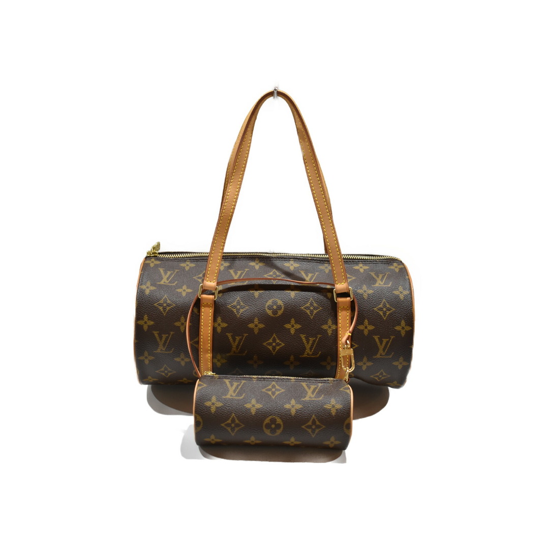 【★】 LOUIS VUITTON
パピヨン30 Ｍ51385 モノグラム/ベージュ系 コーティングキャンバス バッグ　ハンドバッグ　人気　おしゃれ　レディース　カジュアル　松山久万ノ台店