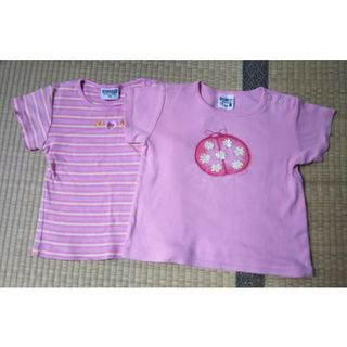 OshKosh Tシャツ ピンク2枚セット 100センチ(Tシャツ/カットソー)