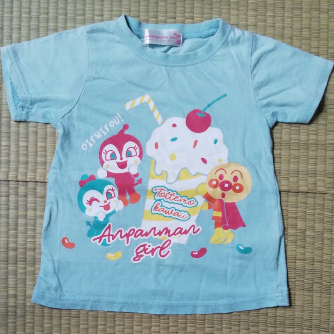 【ミツ様専用】アンパンマンガールTシャツ 95センチ キッズ/ベビー/マタニティのキッズ服女の子用(90cm~)(Tシャツ/カットソー)の商品写真