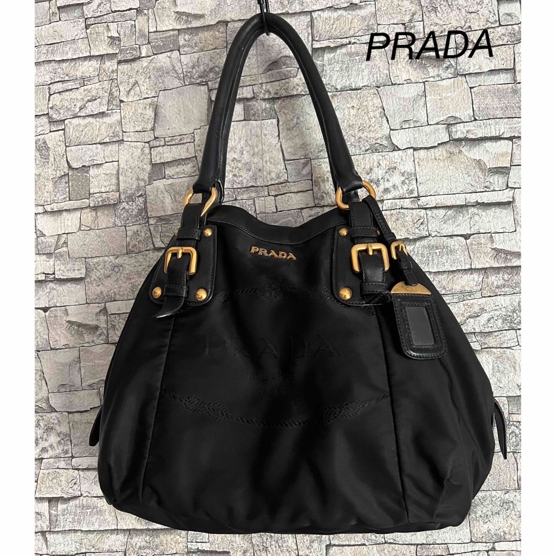 (本物) 美品　PRADA 2way  トートバッグ