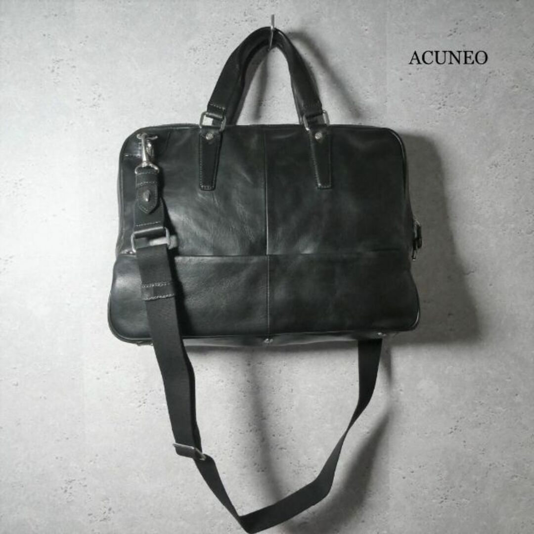 良品 アクネオ レザー 2WAY ビジネスバッグ ショルダーバッグ-eastgate.mk