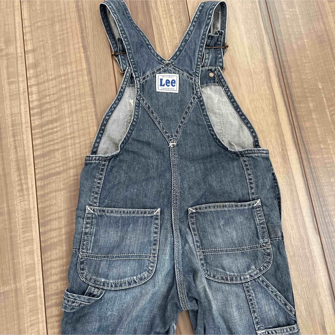 Lee(リー)のオーバーオール デニムオーバーオール Lee サロペット　キッズ　100 キッズ/ベビー/マタニティのキッズ服男の子用(90cm~)(その他)の商品写真